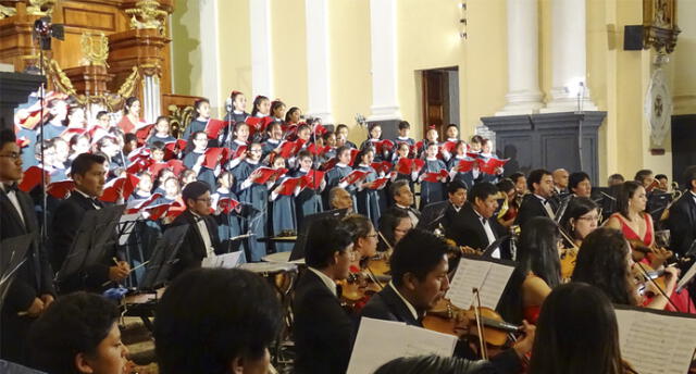 Coro de niños dará concierto por Navidad en la Catedral de Arequipa.