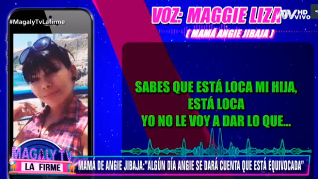 Maggie Liza tilda de "loca" a su hija Angie Jibaja tras ser acusada de robo [VIDEO]