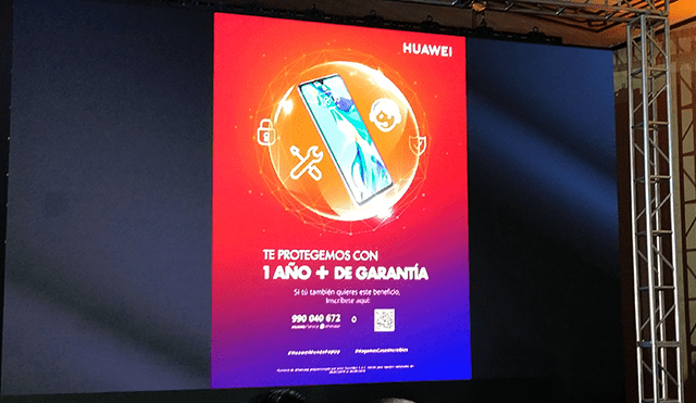 Huawei promete otorgar 24 meses de garantía por la compra de un Y9 Prime 2019. | Foto: La República