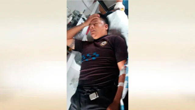 Venezolanos golpean y mandan al hospital a sereno en Trujillo