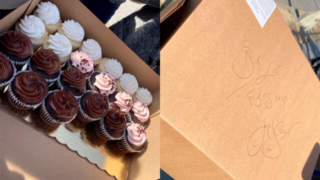 BTS: ARMYs recibieron cajas de cupcakes por James Corden