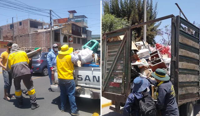 Durante campaña, se recolectaron 12 toneladas de residuos: Foto: Municipalidad de Cerro Colorado