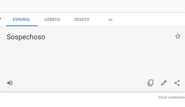 Vía Google Translate: particular resultado tras escribir 'Susan Ochoa' en el traductor [FOTOS]