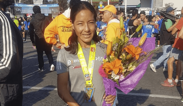 Inés Melchor ganó medalla de bronce en la Media Maratón de Guadalajara [VIDEO]
