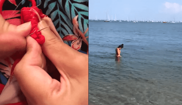 Facebook viral: usa este truco para dejar "desnuda" a su novia en la playa [VIDEO] 