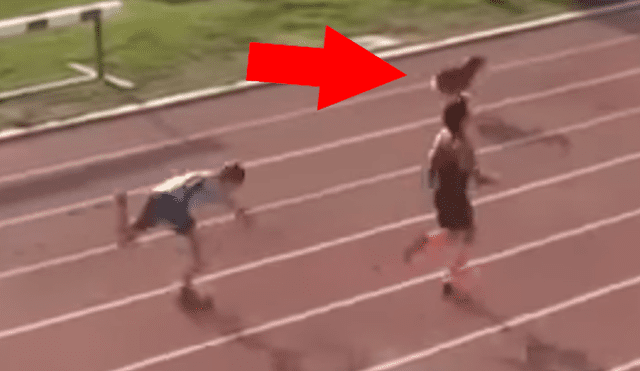 YouTube viral: dos jóvenes fueron humillados por un perro en una carrera de atletismo [VIDEO]