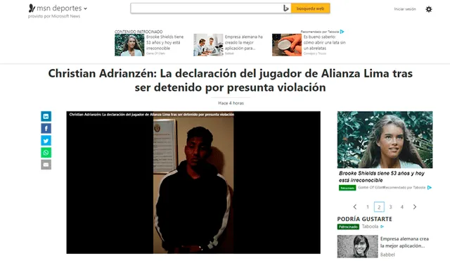 Así informó la prensa internacional sobre la detención de Christian Adrianzén [FOTOS]