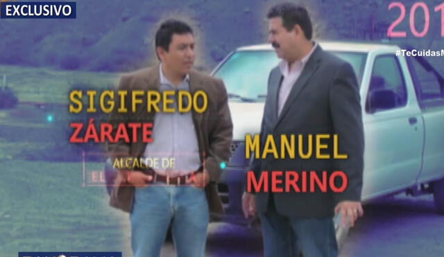 Manuel Merino y Sigifredo Zárate. Foto: Captura Panorama.