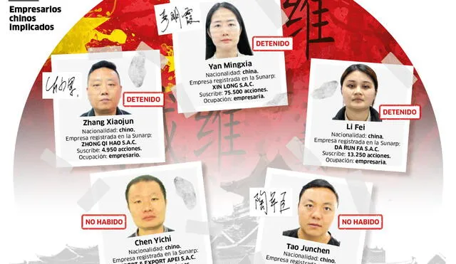 Cinco empresarios chinos pagaban coimas a aduaneros