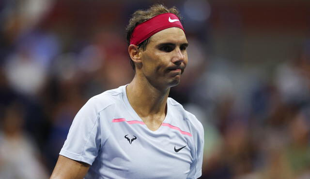 Rafael Nadal perdió en octavos de final del US Open 2022. Foto: AFP