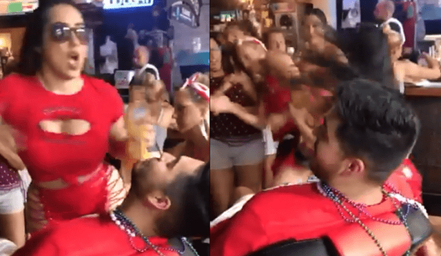 YouTube: Camarera golpea a mujer por darle una nalgada [VIDEO]