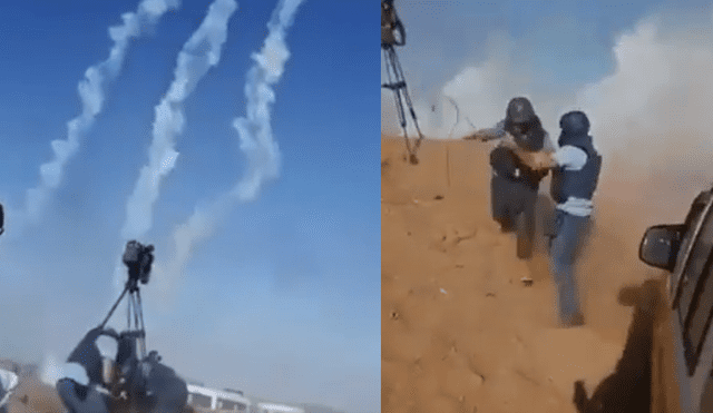 YouTube: periodistas son atacados en Gaza por dron de guerra de Israel [VIDEO]