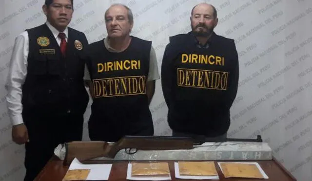Caen mafioso italiano y un ex reo peruano implicados en tráfico de armas 
