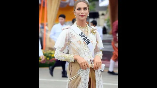 Miss Universo 2018: Ángela Ponce representa belleza de la mujer española con traje típico