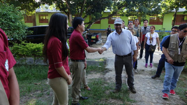 Ministro de Educación realiza visita de trabajo a Tarapoto