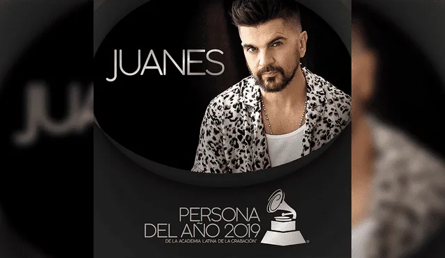 Juanes será reconocido como 'Persona del Año' previo a los Latin Grammy
