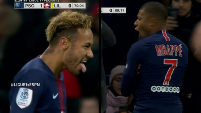 PSG vs Lille: Neymar y Kylian Mbappé se juntaron y salió este golazo [VIDEO]