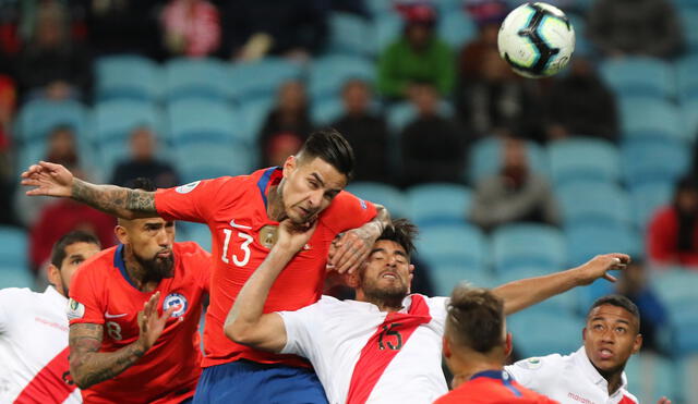 Perú y Chile se enfrentan en la fecha 3 de las eliminatorias Qatar 2022. Ambos tienen un punto en la tabla de posiciones. Foto: RODRIGO SAENZ/AGENCIA UNO.