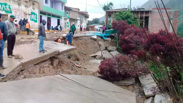 Deslizamiento en Sócota Cutervo Cajamarca