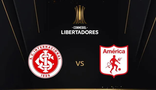 Internacional se mide con América de Cali en Porto Alegre por la Copa Libertadores 2020. Foto: Twitter Conmebol Libertadores