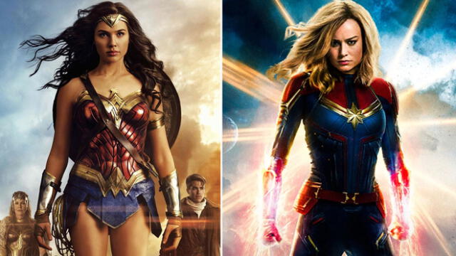 Wonder Woman y Capitana Marvel juntas