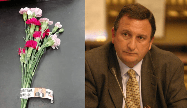 Facebook: candidato fujimorista intenta ganar votos regalando flores en Lima