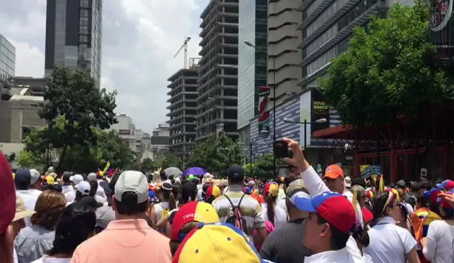 Continúan las marchas en Venezuela 