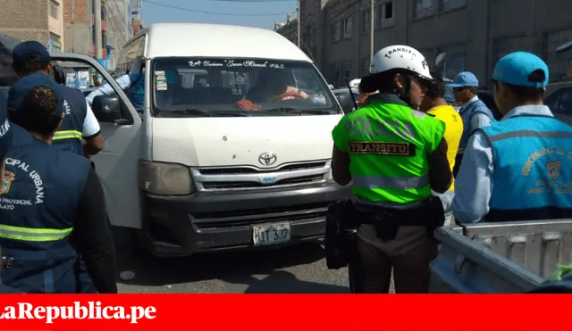 Chiclayo: municipalidad sanciona a combis que no respetan normas de tránsito