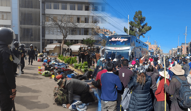 Puneños parten de emergencia hacia Lima para apoyar a sus conciudadanos. Foto: composición Fabrizio Oviedo LR