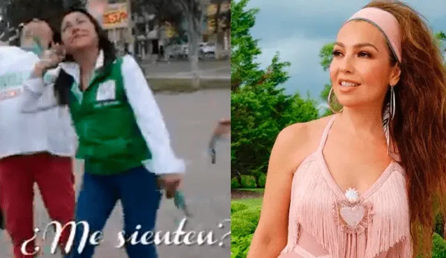 Facebook viral: Candidata de Comas hace el Thalía Challenge para captar votos y la critican [VIDEO]