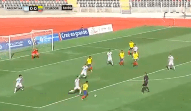 Argentina vs Ecuador: Alexander Alvarado sacó un 'misil' que puso el 1-0 [VIDEO]