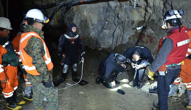 Derrumbe en mina de Chile deja tres personas atrapadas a 70 metros de profundidad