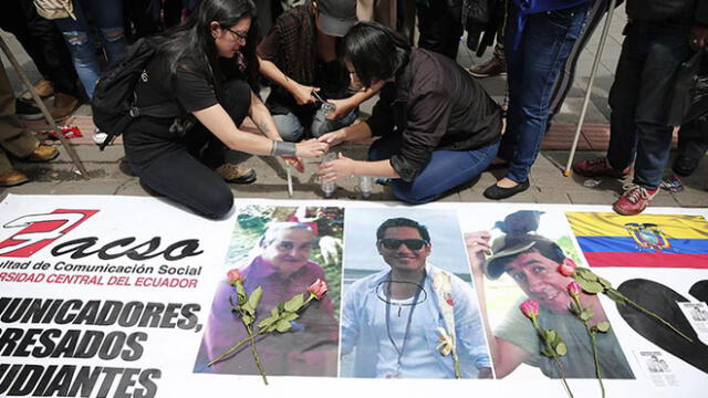 Ecuador: decretan cuatro días de luto nacional por muerte de periodistas