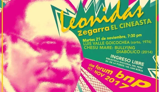 Proyectan película autobiográfica de Leonidas Zegarra