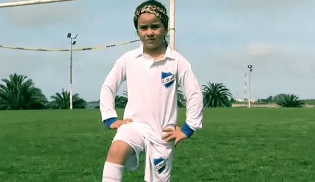 Niña uruguaya de 7 años marcó un golazo jugando contra varones [VIDEO]