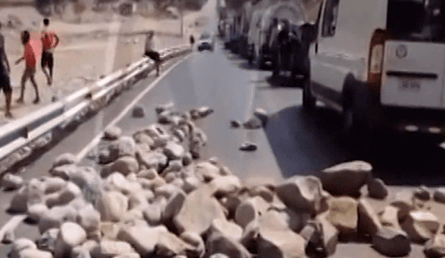 Huarochirí: pobladores bloquearon carretera para exigir obras de reconstrucción [VIDEO]