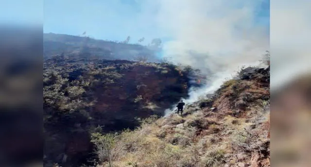 Otro incendio forestal dejó una persona muerta en la localidad de Maranganí en Quispicanchi.