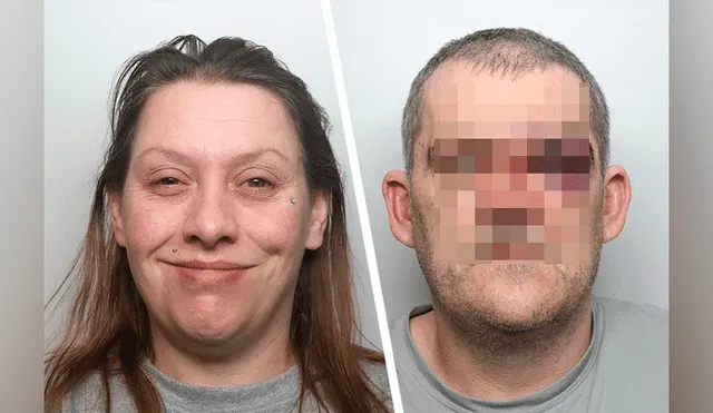 Michelle y Gary Thorpe enfrentan una condena de 16 meses por la brutal agresión contra su inquilino. (Captura: Derby Telegraph)