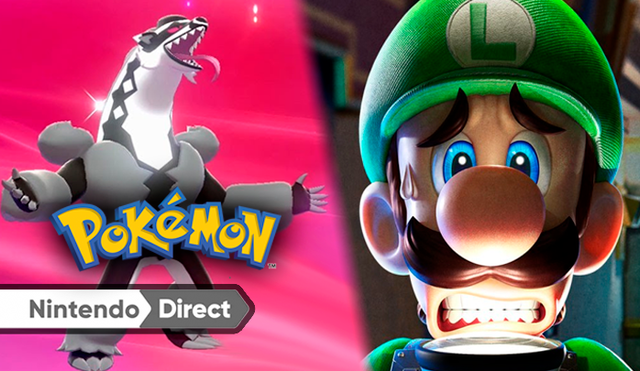 Un nuevo Nintendo Direct mostrará Pokémon Sword & Shield y Luigi’s Mansion 3 como nunca antes en una transmisión de 40 minutos. Mira cuándo y a qué hora.