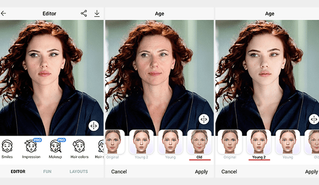 Con FaceApp podrás rejuvenecer o envejecer el rostro de cualquier persona.