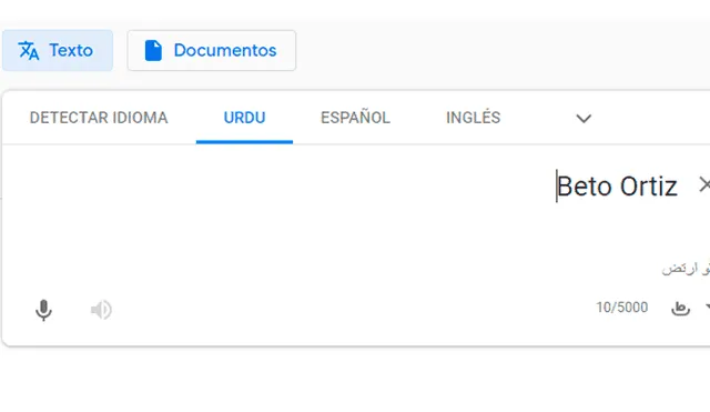 Google Translate Viral: escribe “Beto Ortiz” en el traductor y resultado sorprende con referencia a ‘EVDLV’ [FOTOS]