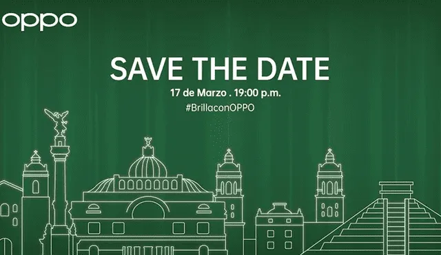 El próximo 17 de marzo, Oppo realizará un evento para celebrar su regreso a México.