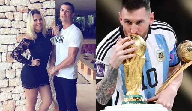 La hermana de Cristiano Ronaldo arremetió contra el Mundial Qatar 2022, el cual vio a Argentina y Lionel Messi consagrarse como campeones del mundo. Foto: composición LR/difusión/FIFA