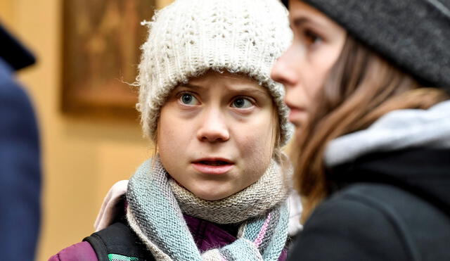 Greta Thunberg acaba de terminar una gira en Bristol, en el suroeste de Inglaterra, donde se dirigió a los jóvenes británicos. Foto: EFE.