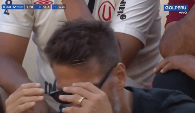 Universitario vs Boys: La airada reacción de Denis tras fuerte falta de Osorio [VIDEO]