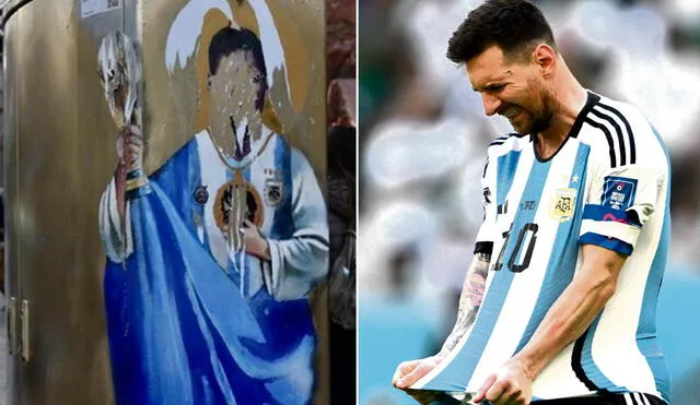 Varios murales en diversas partes del mundo fueron pintados en homenaje a Messi tras la final de Qatar 2022. Foto: composición Europa Press/EFE