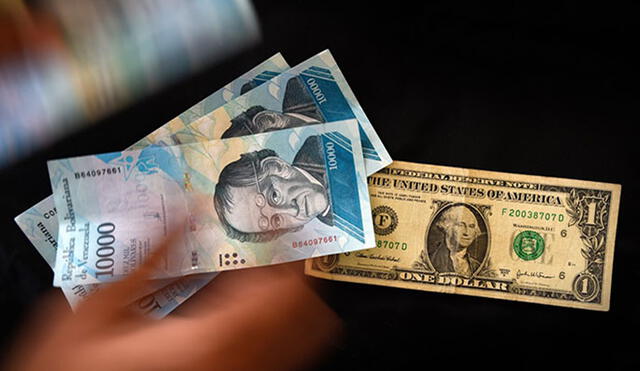 Monitor Dólar y DolarToday hoy 23 de agosto del 2021. Foto: AFP