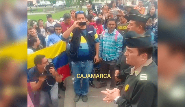 PNP entrega víveres a venezolanos y les pide no cometer ilícitos [VIDEO]