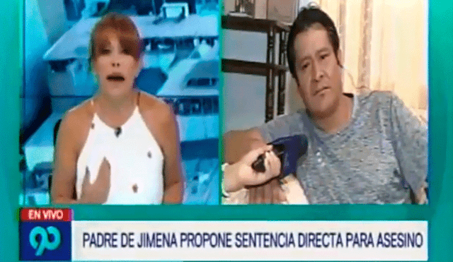 Magaly Medina protagoniza tensa conversación con padre de Jimenita