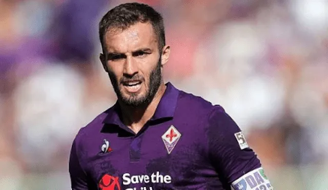 Germán Pezzella es defensa y capitán de la Fiorentina.